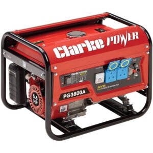 Clarke PG3800A EURO5 3kVA 230V open frame petrol generator