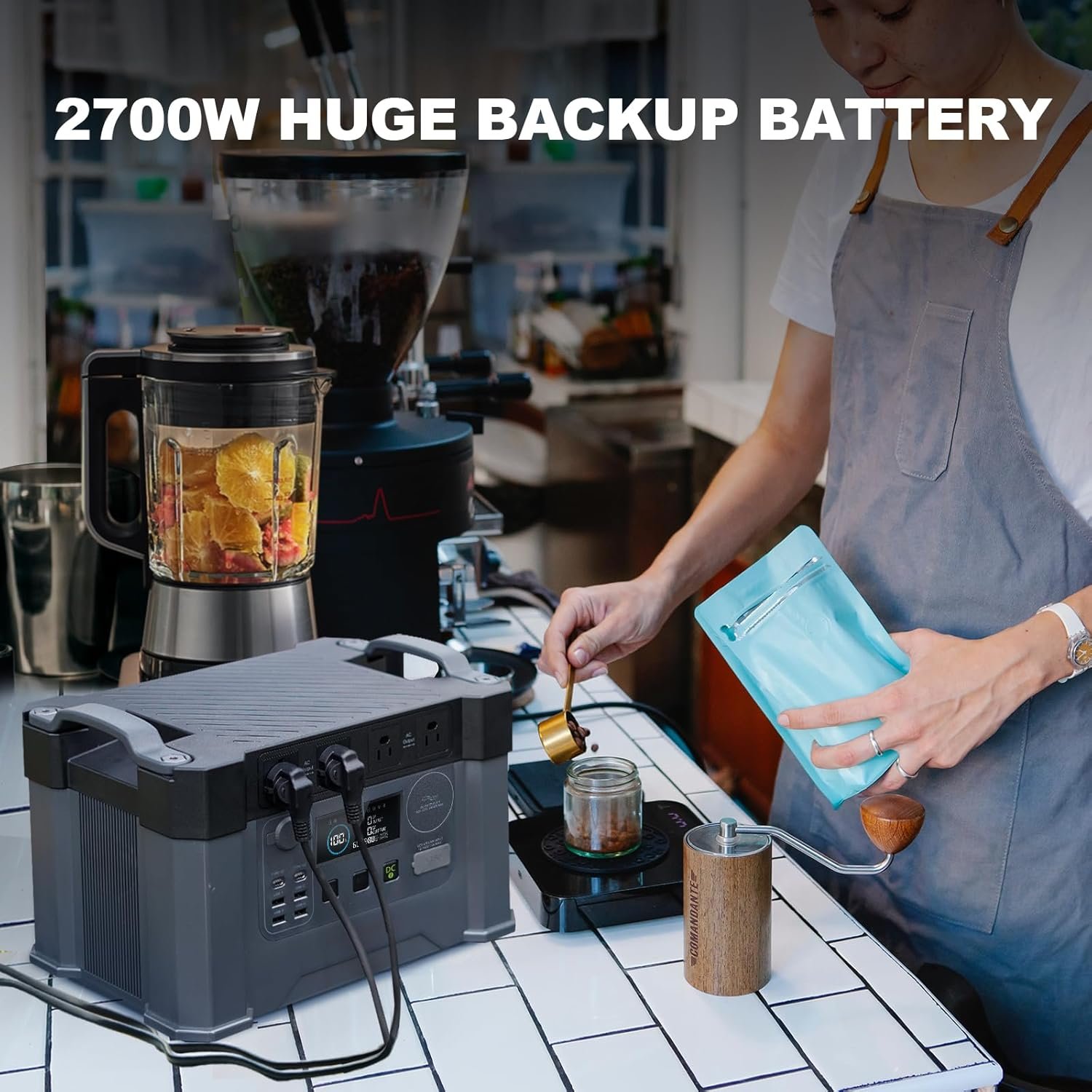 ALLPOWERS Solar Generator 2400W (S2000 Pro + SP033 200W Solar Panel) - Image 5