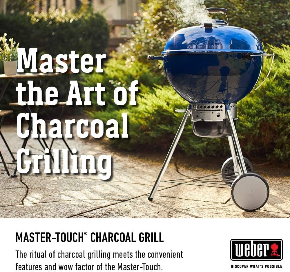 Ocean Blue Weber Master-Touch GBS C-5750 Charcoal BBQ 57cm - Image 4