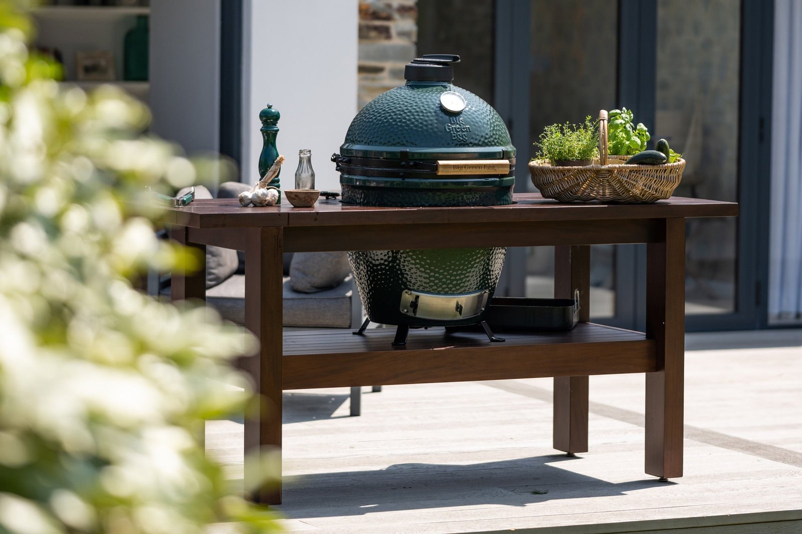 Big Green Egg Premium Royal Mahogany Table - Image 6