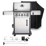 Napoleon Rogue SE 425 Stainless Steel Gas BBQ RSE425RSIBPSS-1 with Infrared Side Burner & Rear Burner | Free Cover & Rotisserie