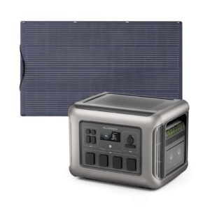 ALLPOWERS Solar Generator Kit 2500W (R2500 + SF200 200W Flexible Solar Panel)
