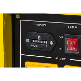 Sealey GG7500 6000W petrol Generator 13hp 4-Stroke Engine 110/230V