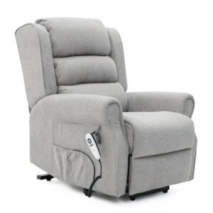 Dorchester Dual Motor Riser Recliner - Grey Chenille Fabric