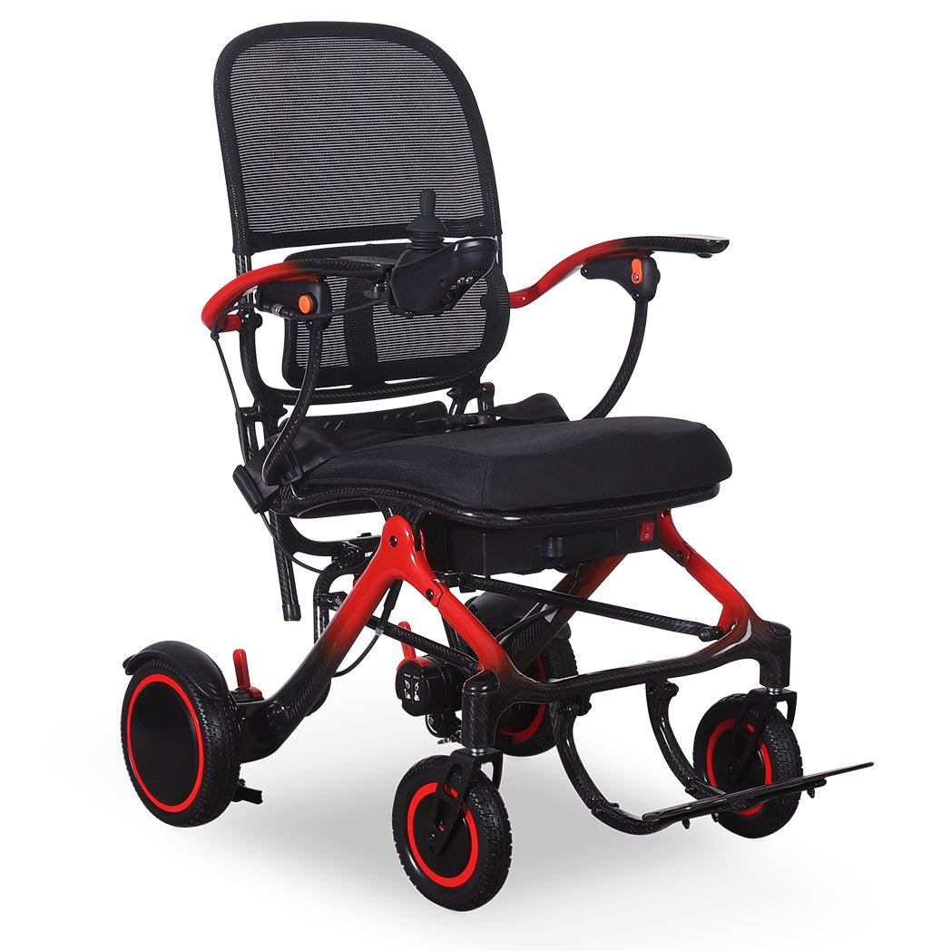 MobilityPlus+ ExoGlide Ultra-Light Carbon Folding Electric Wheelchair