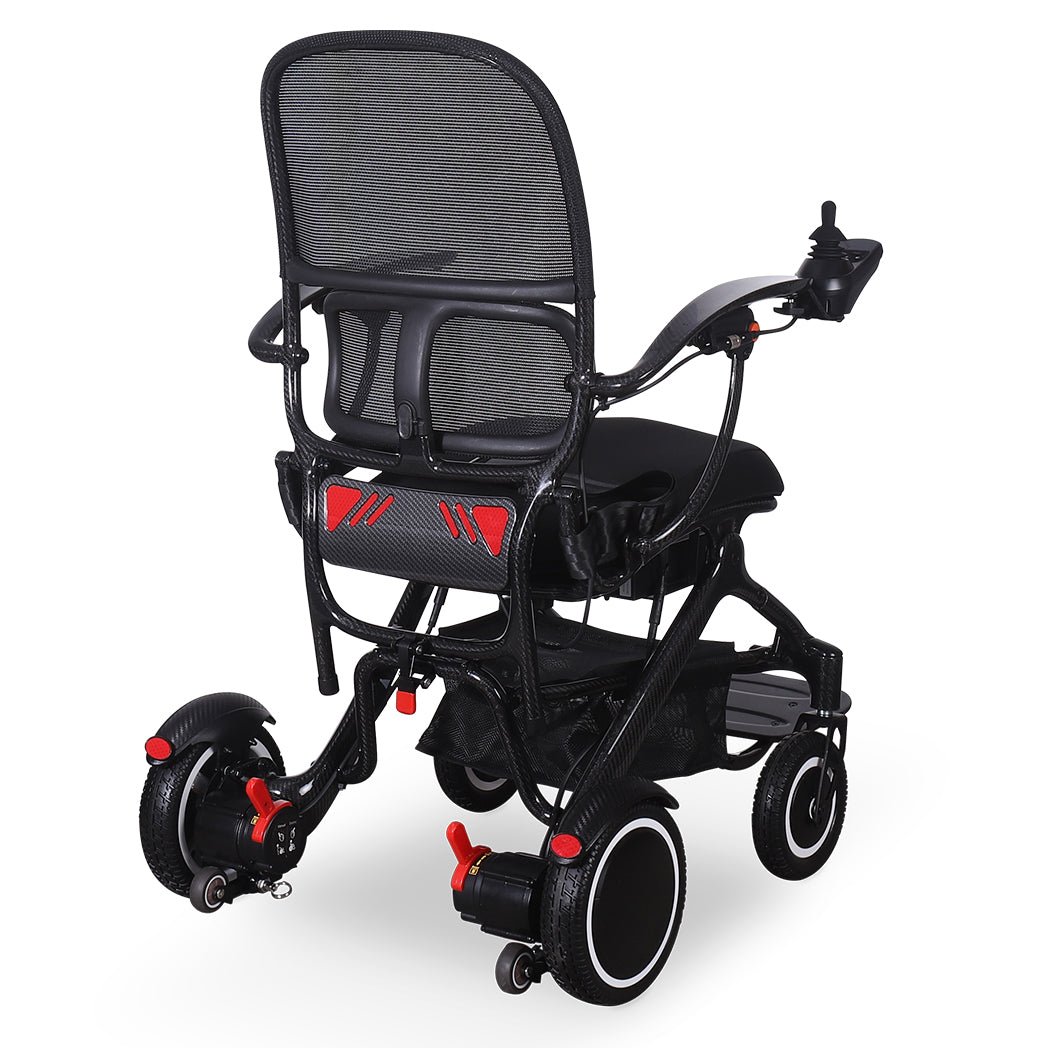 MobilityPlus+ ExoGlide Ultra-Light Carbon Folding Electric Wheelchair