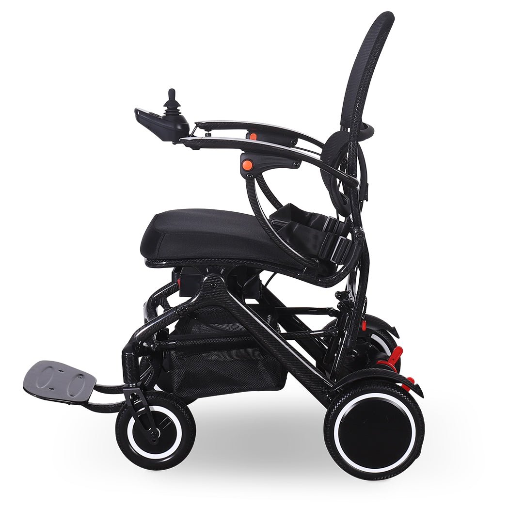 MobilityPlus+ ExoGlide Ultra-Light Carbon Folding Electric Wheelchair